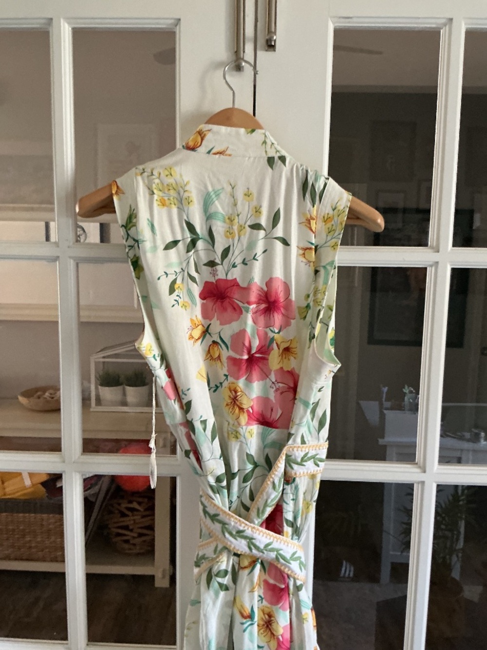 Floral Wrap Dress w/ pockets - XXL - Picture 4 of 8